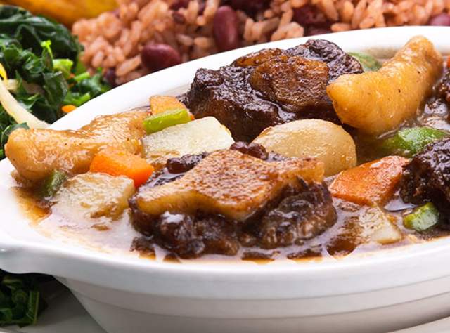 Jamaican food at The Pelican Grill